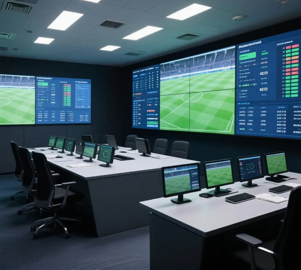 賽事分析與數據查閱示意