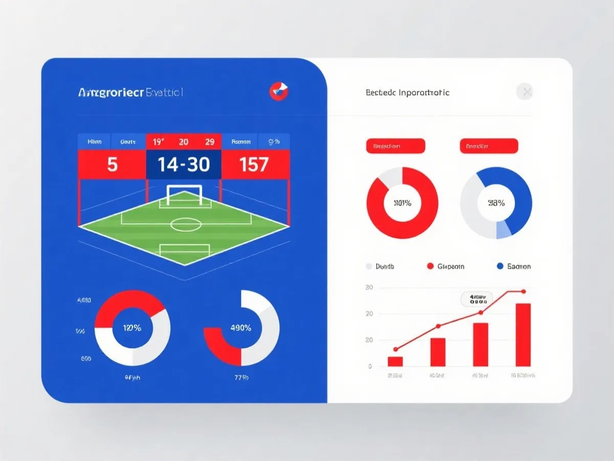 官方數據與比分資訊圖示意