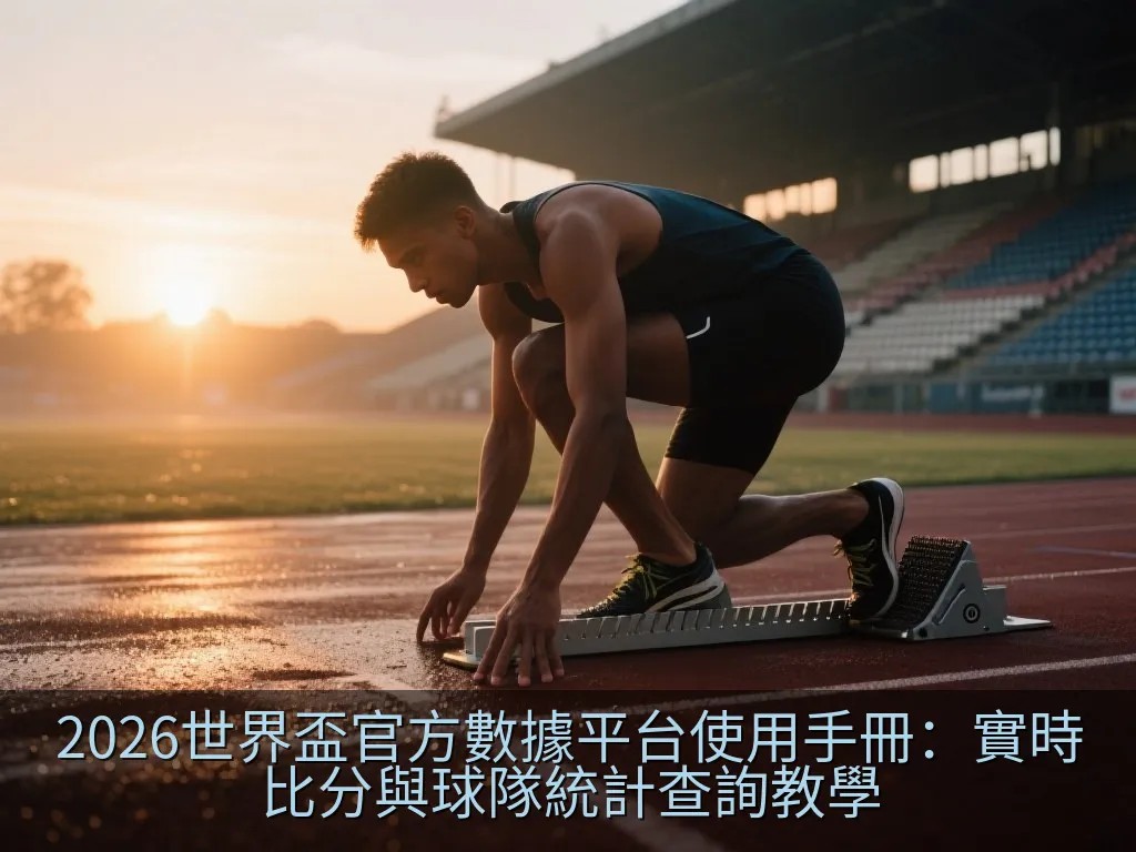 2026世界盃官方數據平台使用手冊：實時比分與球隊統計查詢教學